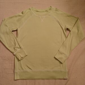 Eddie Bauer Lime Green Sweatshirt Women's Size XS